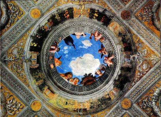 Oculo prospettico del Mantegna (ph Wikipedia)